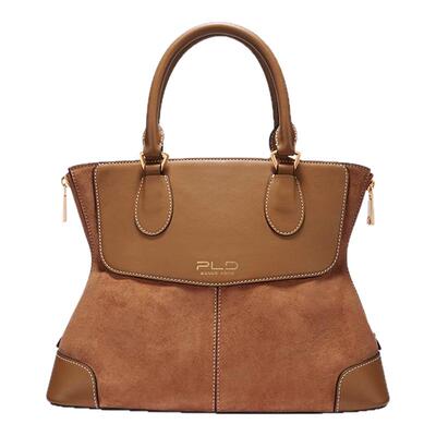 保兰德PLD头层牛皮大容量斜挎包
