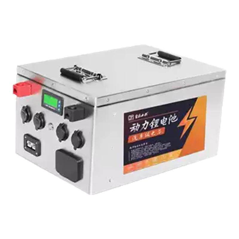房车磷酸铁锂电池12v24v48v大容量储能户外夜市摆摊专用移动电源