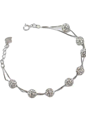 纯银925手链时尚通勤款