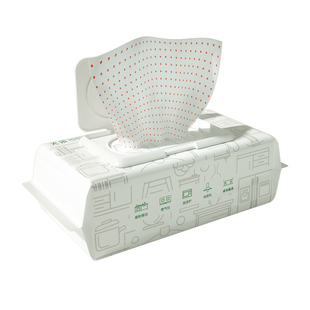 无染家庭装厨房清洁湿巾去油强力去污祛味一次性油烟机除污不伤手