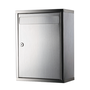 室外不锈钢信箱密码锁加厚小号多用途意见箱投诉建议箱投票箱带锁室外举报信箱爱心功德箱可挂墙免费做文字