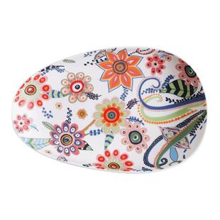 蝶恋花陶瓷家用排盘创意盘子菜盘菜碟餐盘酒店微波炉烤箱必备