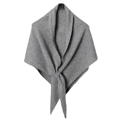 慵懒风三角围巾女秋冬保暖护颈围脖2026新款纯色空调房大披肩外搭