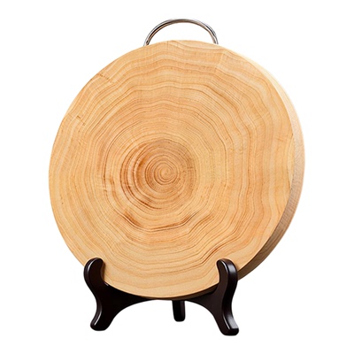银杏木圆墩抗菌无胶无漆菜板