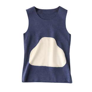 恒源祥儿童保暖背心内穿德绒男童加厚内衣宝宝护肚贴身秋冬季打底