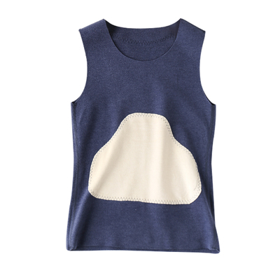 恒源祥保暖德绒背心蚕丝贴片