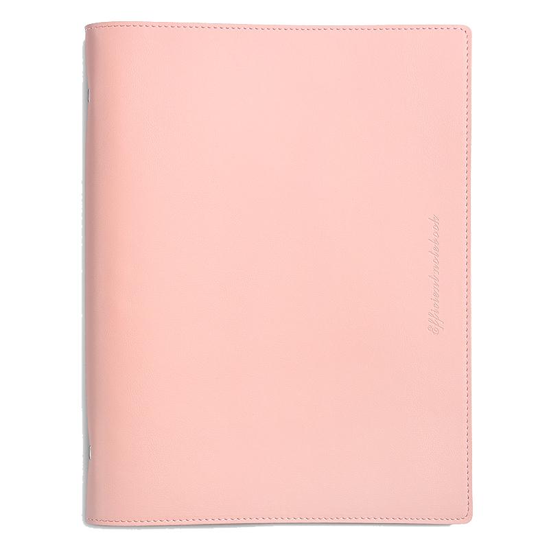 B5软皮活页本子笔记本子简约可拆卸扣环活页笔记本a5康奈尔横线网格空白替芯a6加大加厚大学生方格本错题本子