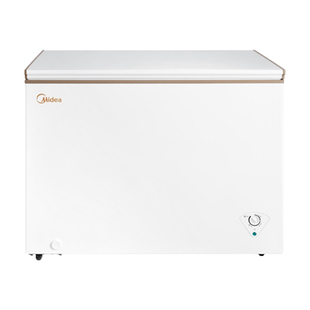 【专利减霜】美的301升大容量家用商用两用冰柜冷藏节能冷柜冰箱