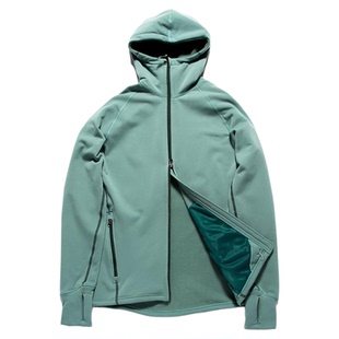 女秋冬户外保暖加厚抓绒衣中间层爬山速干衣开衫外套摇粒绒内胆