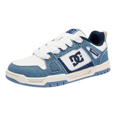 DC SHOES STAG CAS 官方2025新款秋季透气牛仔蓝布鞋轻便滑板鞋