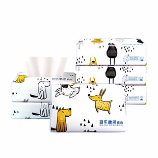 婴儿抽纸宝宝专用超柔纸巾婴幼儿保湿云柔巾整箱家用实惠装6包