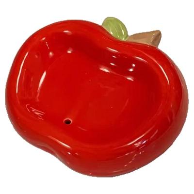 陶瓷可爱苹果皂盒洗手台