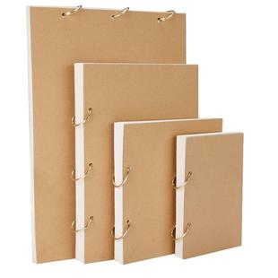 加厚素描本32k速写本A4画画本子A5活页可拆卸小随身迷你8K绘画本水彩美术生手绘马克笔儿童幼儿园空白图画24K