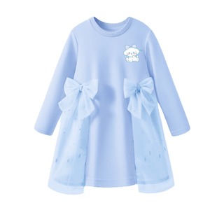 棉致童装女童连衣裙春秋款2025新款秋季洋气公主裙儿童秋装网纱裙