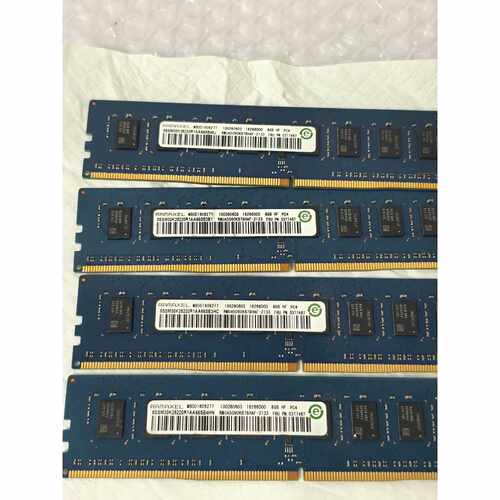 Ramaxel DDR4 8G内存条，蓝色PCB，单面颗粒，
