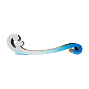 白猪商店 FluffyKingdom Nelo超宽体海浪猫抓板曲面瓦楞纸磨爪