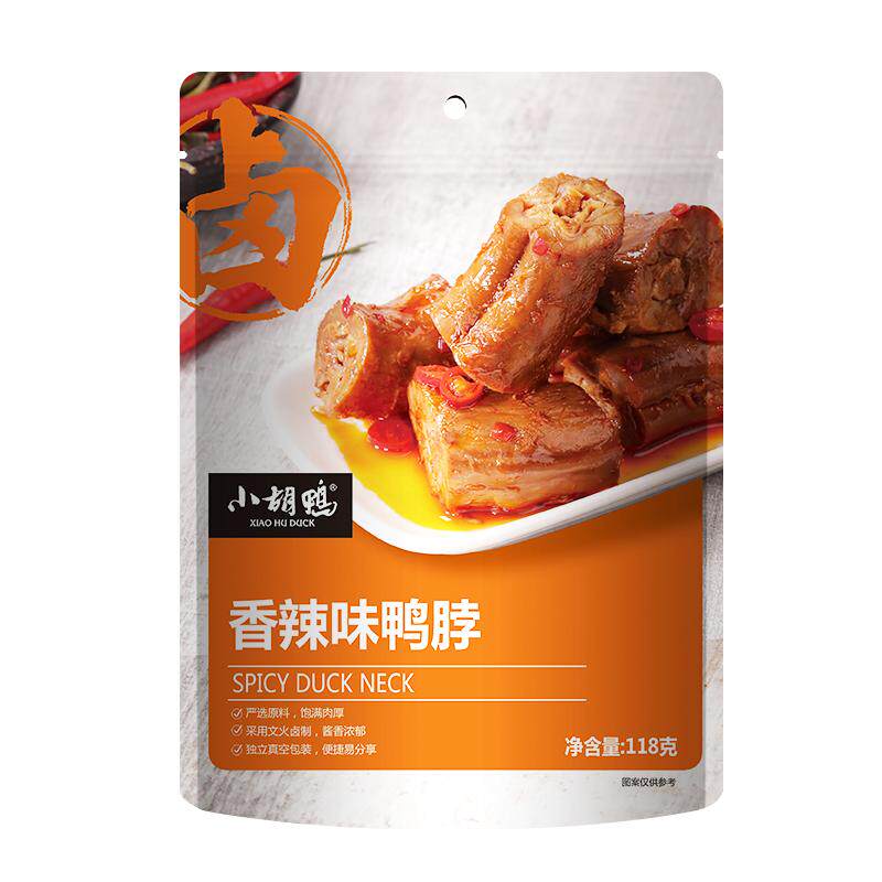 小胡鸭香辣味即食鸭脖118g