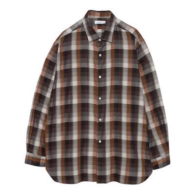 NANAMICA Regular Collar Wind Shirt 休闲宽松格子衬衫 26SS