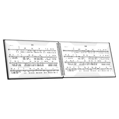 横版乐谱夹不反光双面可改谱款A4