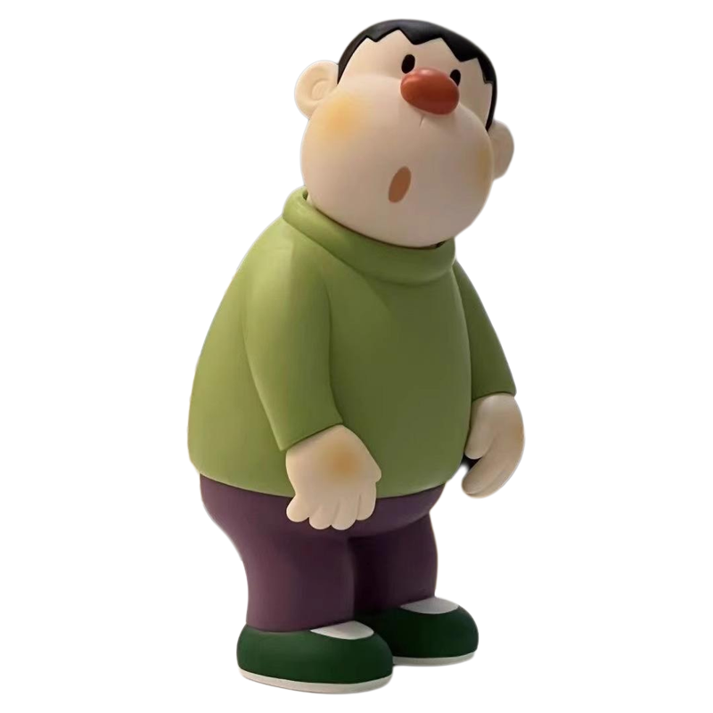 歪头胖虎手办大号摆件客厅家居桌面摆件玄关生日礼物潮玩手办