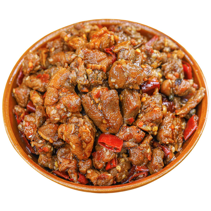 麻辣小煎鸭肉香浓郁麻辣鲜香解馋