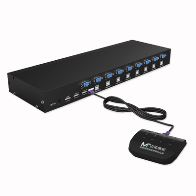 迈拓维矩kvm切换器usb8进1出vga
