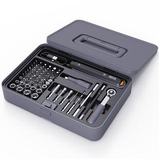 吉米家居电动工具箱套装电动螺丝刀充电式家用小型电动螺丝批起子