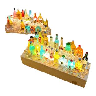 仿真树脂小酒瓶迷你小东西卡通可乐饮料瓶食玩diy材料配件小摆件