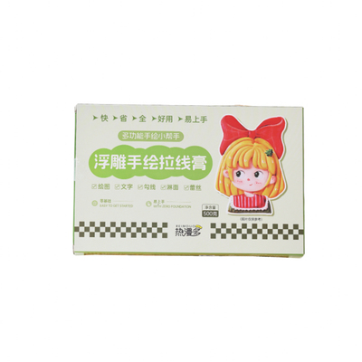 热漫多防晕染浮雕手绘拉线膏