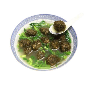 温州特产发菜丸苍南发财丸福鼎发菜猪肉丸火锅丸子酒席备菜贡丸子