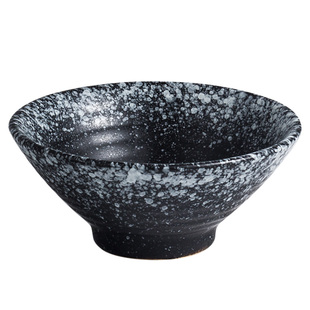 日式复古陶瓷碗汤面碗米饭碗吃饭碗家用创意餐具白酒碗小碗斗笠碗