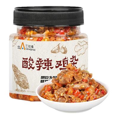 酸辣鸡杂湖南特产剁椒鸡胗