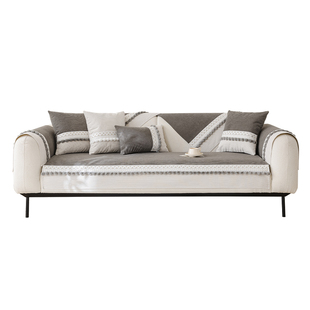 雪尼尔沙发垫四季通用2026新款轻奢高级感坐垫防滑沙发套罩盖布垫