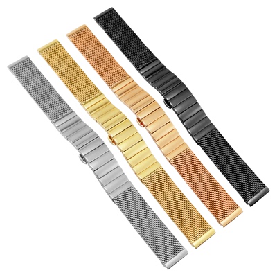 VMKM竹节米兰精钢手表带