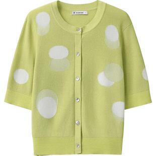 【播奥莱】播商场同款针织衫女春夏休闲气质好看上衣BDR3UD1944