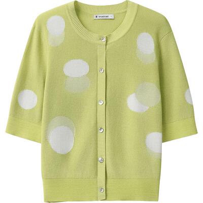 【播奥莱】播商场同款针织衫女春夏休闲气质好看上衣BDR3UD1944