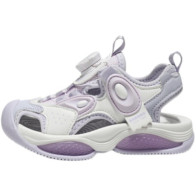 巴布豆女童包头凉鞋2026夏季新款镂空中大童小学生女孩儿童沙滩鞋