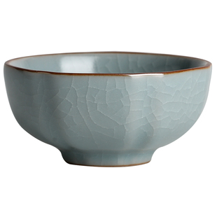 三勤堂汝窑乾坤杯普洱茶主人杯品茗杯景德镇陶瓷功夫茶具个人专用