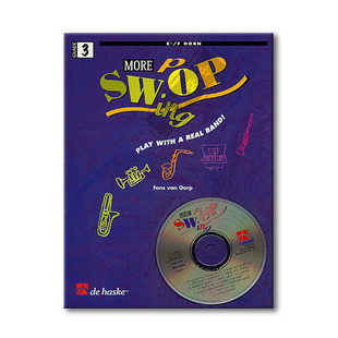 戈普更多摇摆流行音乐 和真正的乐队一起演奏 降E调或F调圆号独奏 含CD/三级 原版乐谱 More Swing Pop HL44004005