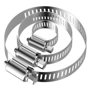 304不锈钢卡箍喉箍管卡抱箍水管固定器锁扣紧箍圈收紧4/6分管子