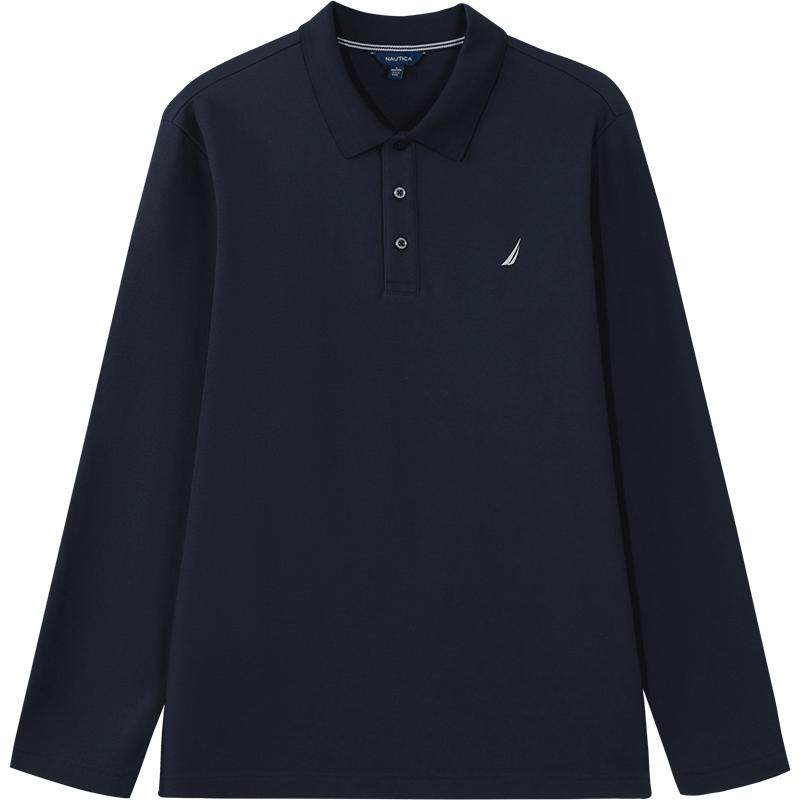 NAUTICA/诺帝卡舒适长袖POLO衫