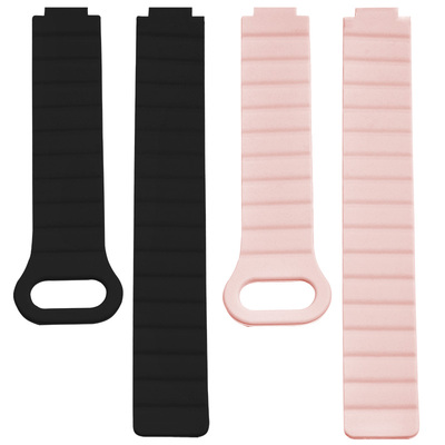 适配卡西欧F-91W电子表手表带F-84/F-94/F-105磁吸硅胶表带男18MM