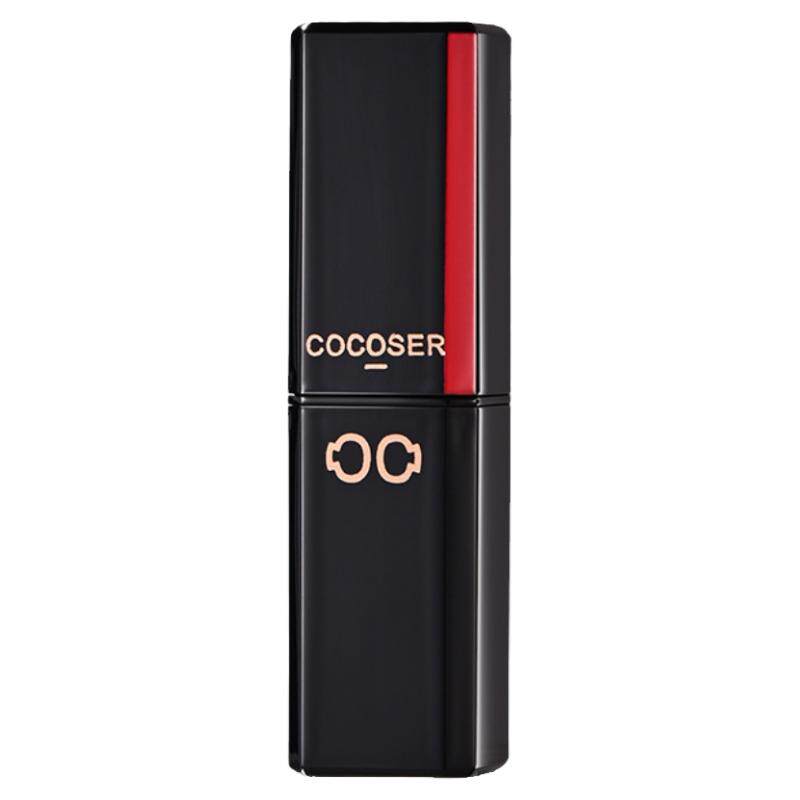COCOSER可可瑟哑光口红雾面绒光唇膏 黑方管不沾杯持久滋润不拔干
