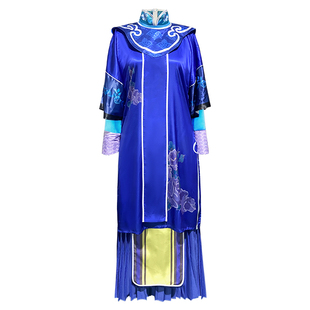 梦回江宁团扇舞蹈服装清朝满族宫廷格格服装旗装成人女古装演出服