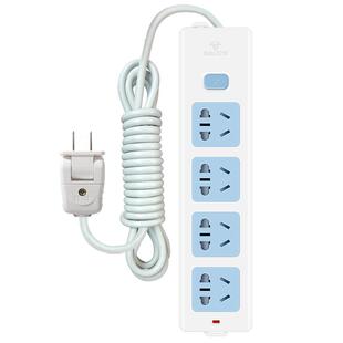 公牛两脚可转换插排插座接线板2插头二脚眼项双孔延长转3脚三孔