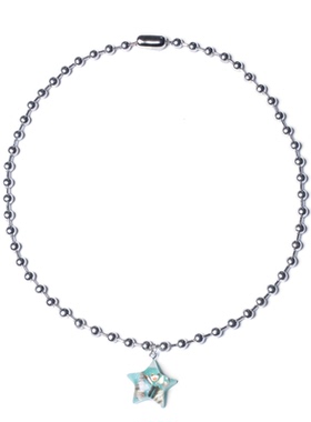 【Losing Bargain】海洋度假风星星贝壳圆珠项链小众设计百搭男女