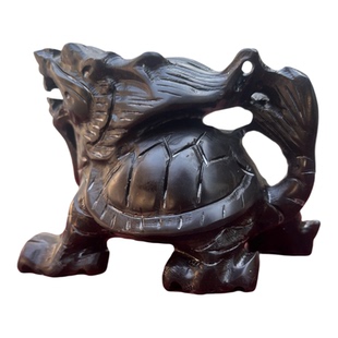 天然黑曜石黑墨墨玉玉龙龙龟摆件龙头摆设汉米客厅玄关饰品摆饰