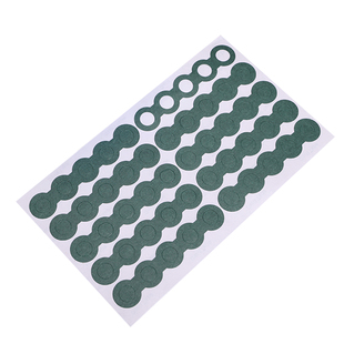 18650电池用绝缘垫片带胶青稞纸单节五联锂电池空心实心绝缘胶贴