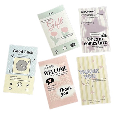 ins芭蕾风创意时尚封口贴出卡打包材料可爱装饰贴纸礼品包装贴纸