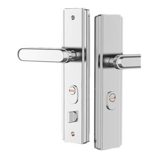 多功能面板防盗门把手加厚入户大门锁外门家用防撬门通用型拉手